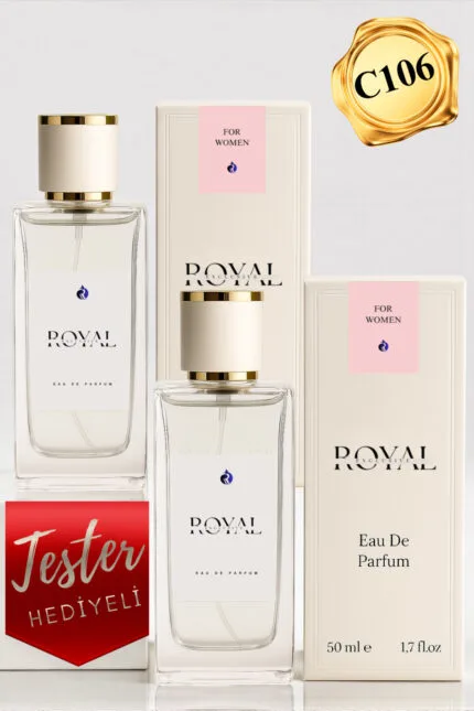 ROYAL CHANS (Kod: C106) Kadın Parfüm 50 ml – ( 2 Adet) – Kalıcı Çiçeksi & Ferah Edp Parfum
