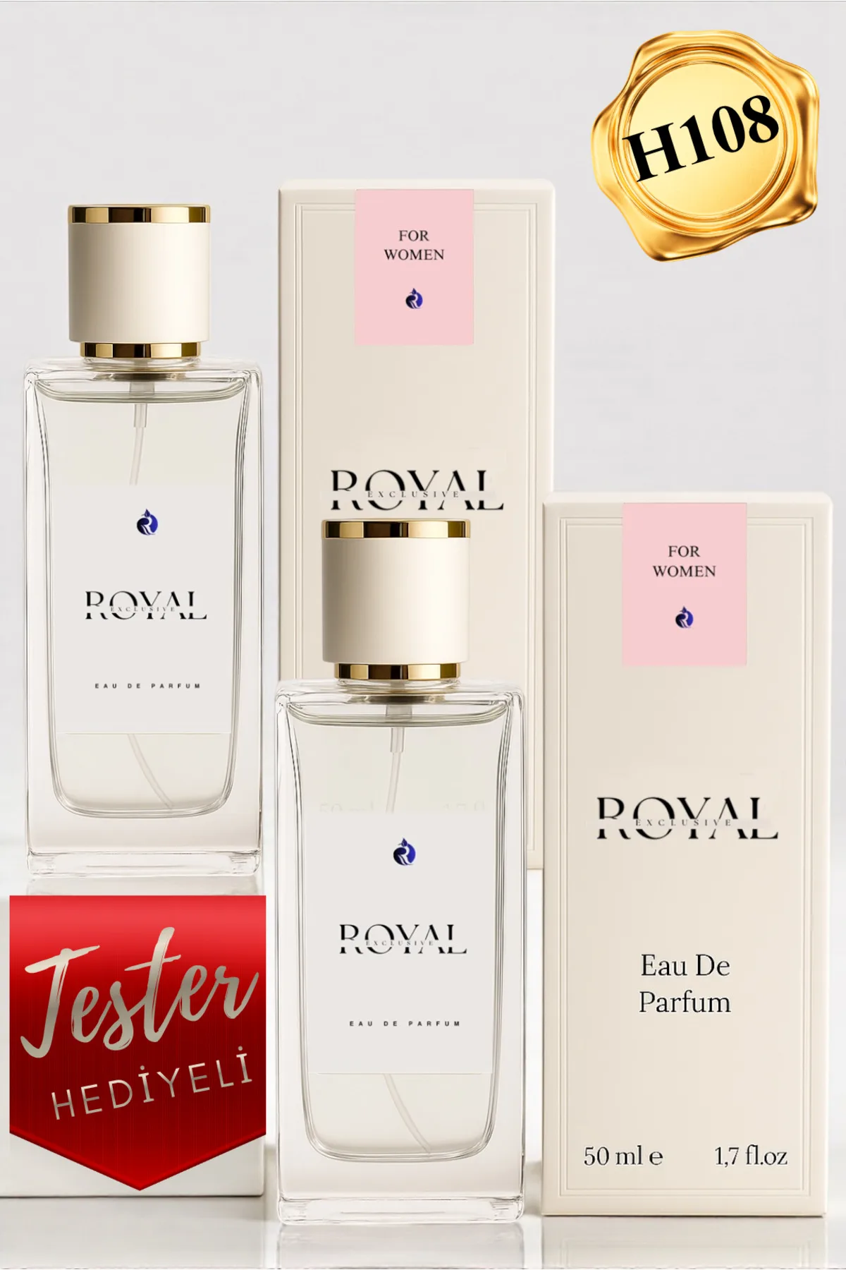 ROYAL INTENSIES (Kod: H108) Kadın Parfüm 50 ml – ( 2 Adet) – Kalıcı Oryantal & Baharatlı Edp Parfum ROYAL INTENSIES (Kod: H108) Kadın Parfüm 50 ml – ( 2 Adet) – Kalıcı Oryantal & Baharatlı Edp Parfum