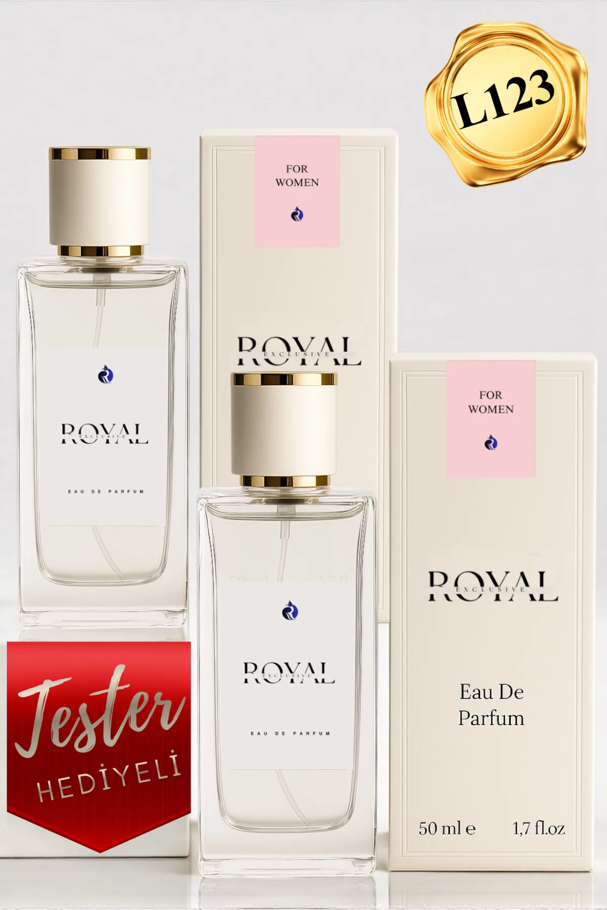 ROYAL ATTAPARIS (Kod: L123) Kadın Parfüm 50 ml (2 Adet)– Kalıcı Çiçeksi & Oryantal Edp Parfum