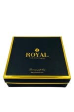 3lü Set Royal Bella Kokulu Somon Bej Rengi Cam Set Ve Şık Hediye Kutusu