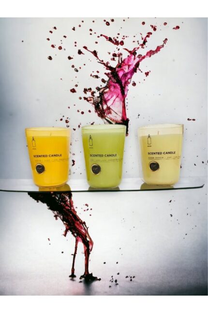 OUD-JASMİN - SOFT COTTON 3LÜ SET BARDAK MUM