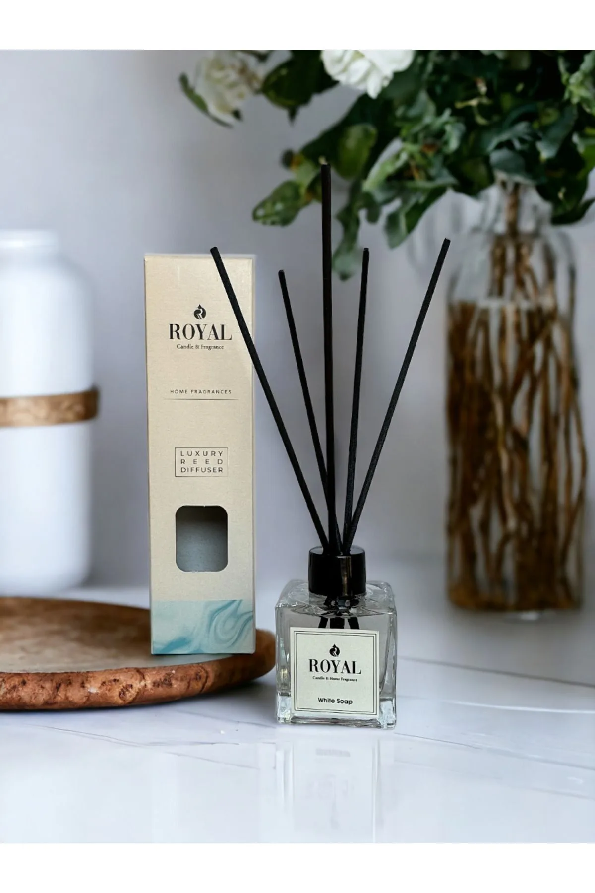 Beyaz Sabun - White Soap - 50 ml Çubuklu Oda Ve Ortam Kokusu