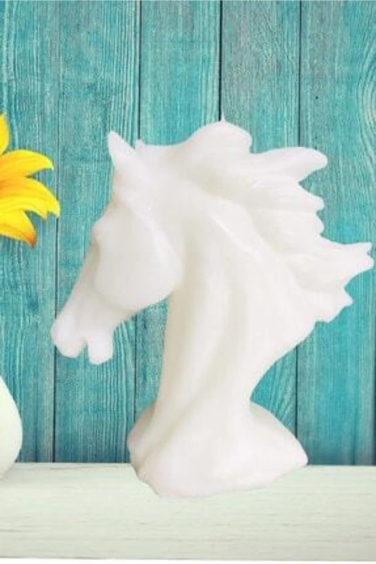 At Mum Beyaz Renk - Büyük Boy 22 Cm