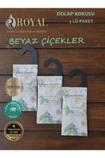 3 Adet Kokulu Kese Beyaz Çiçekler