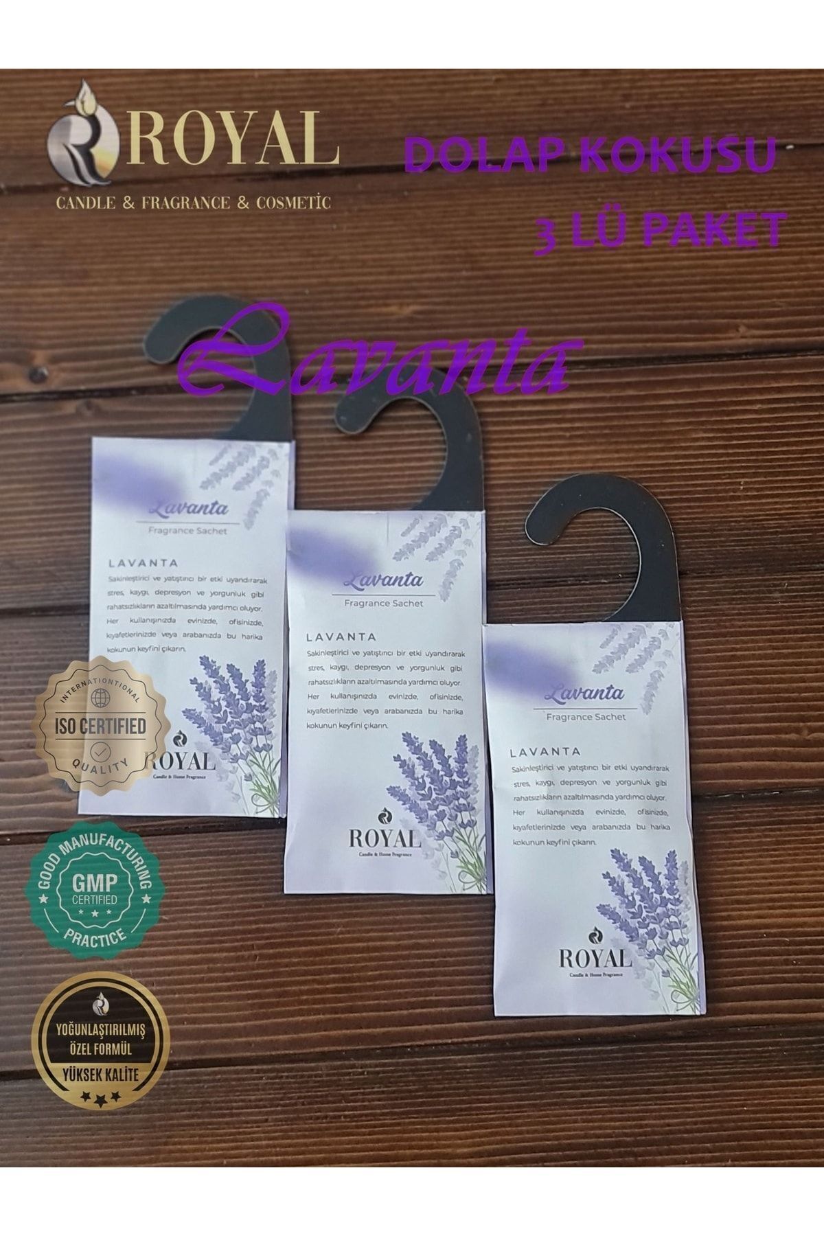 3 Adet Kokulu Kese Lavanta