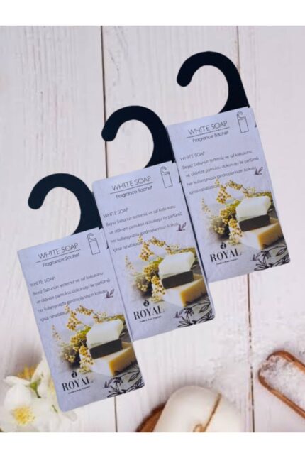 3 Adet Kokulu Kese Beyaz Sabun