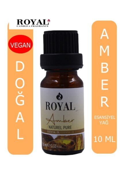 Amber - Doğal, Vegan Uçuçu Yağ , Kokulu Yağ , Buhurdanlık Yağı , Difüzör Esansı 10 ml
