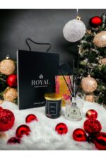 YILBAŞI HEDİYE SETİ Oda Kokusu ve Mum 2 li Hediye seti