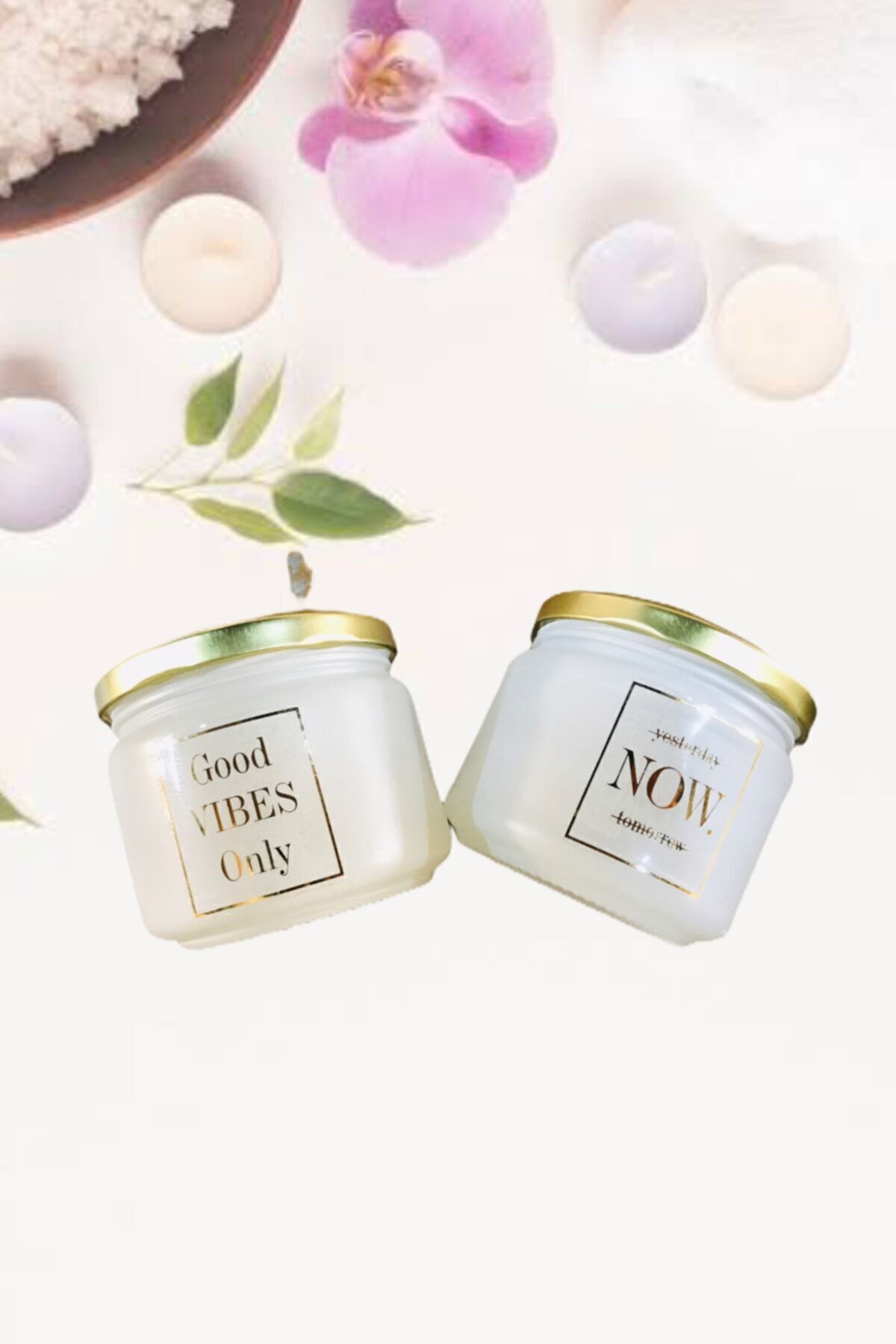 Kavanoz Mum Vanilya Kokulu 2 Adet Dev Boy 300 Gr