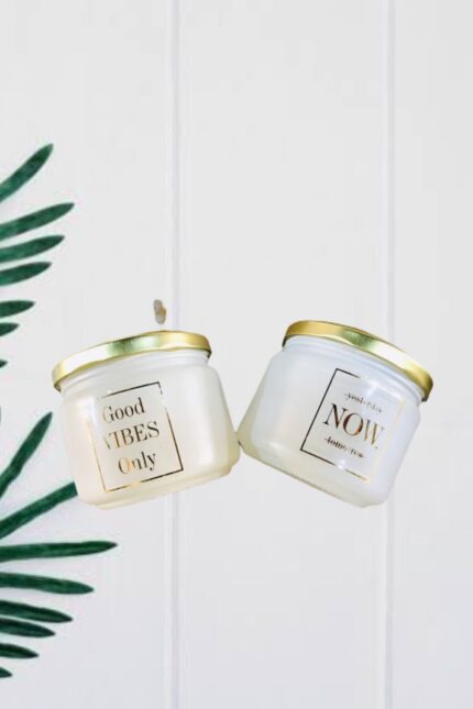 Kavanoz Mum Amber Kokulu 2 Adet Dev Boy 300 Gr