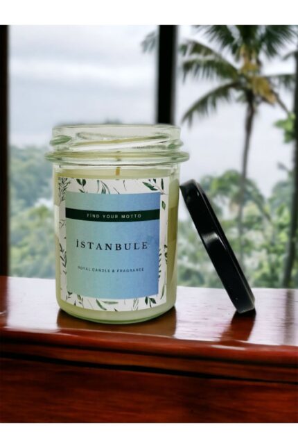 İSTANBLUE KOKULU - NATUREL KAVANOZ MUM