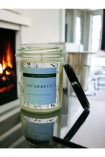 İSTANBLUE KOKULU - NATUREL KAVANOZ MUM