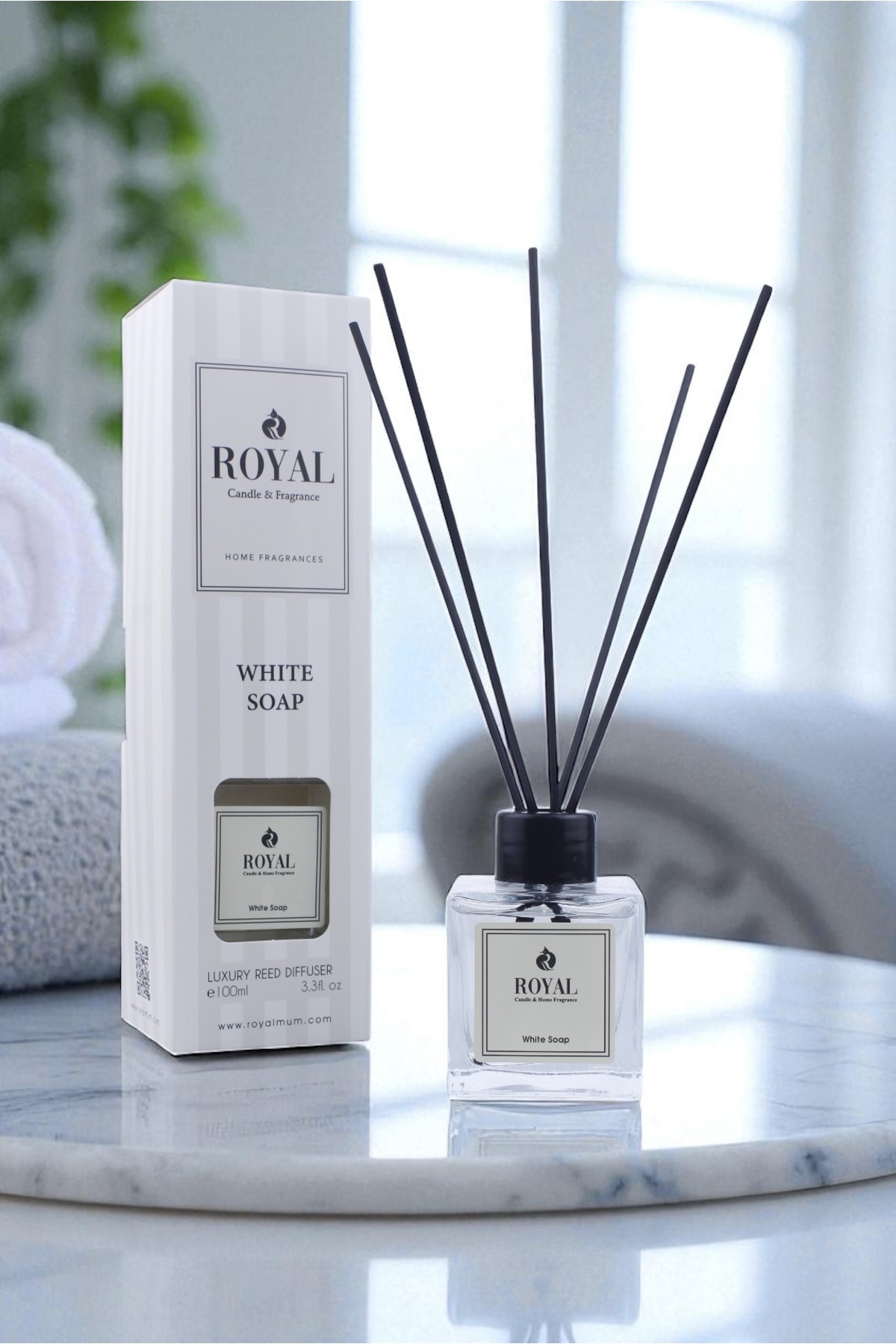 Beyaz Sabun - White Soap - 100 ml Çubuklu Oda Ve Ortam Kokusu