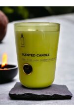 Oud Kokulu - Naturel Bardak Mum