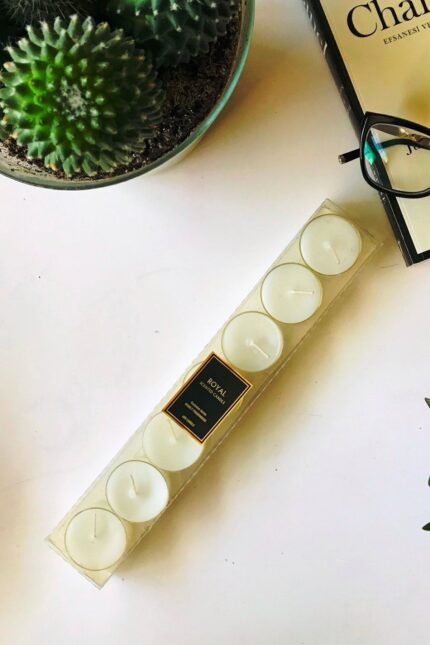 Aromatik White Jasmin 7 Adet Tealight Mum