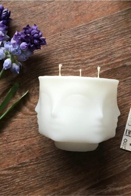 Coklu Yüz Heykel Mum