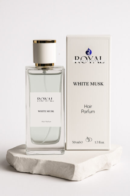 WHITE MUSK Kadın Saç Parfümü 50 ml – Kalıcı Premium White Musk EDP Hair Mist