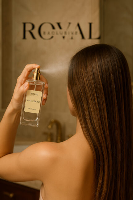 WHITE MUSK Kadın Saç Parfümü 50 ml – Kalıcı Premium White Musk EDP Hair Mist