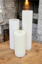 BLOK MUM SETİ ÇAP 15 CM BOYLAR 30-45-60 CM