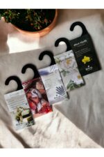 Koku Kesesi -5 Adet - Lavanta-Beyaz Çiçekler- Beyaz sabun - Baby powder-Black Vanilya