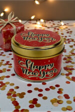 Yılbaşı Serisi - New Year Ginger Bread (tarçın-zencefil) Kokulu - Teneke Mum