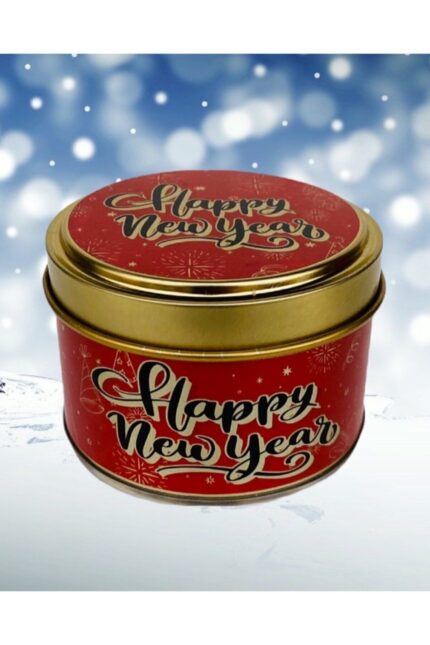 Yılbaşı Serisi - New Year Ginger Bread (tarçın-zencefil) Kokulu - Teneke Mum