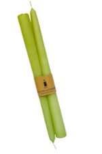 Şamdan Mum - Yeşil Renk - 2 Adet