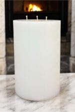 BÜYÜK BLOK MUM 20X30 CM ÇAP 20 CM BOY 30 CM