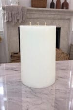 BÜYÜK BLOK MUM 20X30 CM ÇAP 20 CM BOY 30 CM