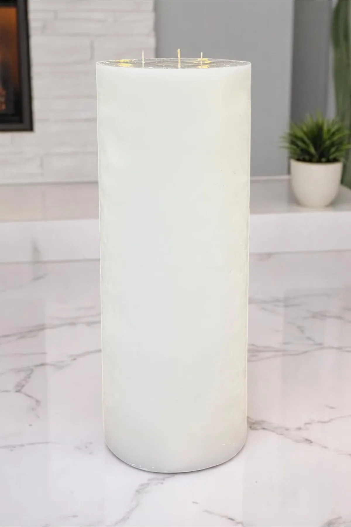 BÜYÜK BLOK MUM 20X50 CM ÇAP 20 CM BOY 50 CM