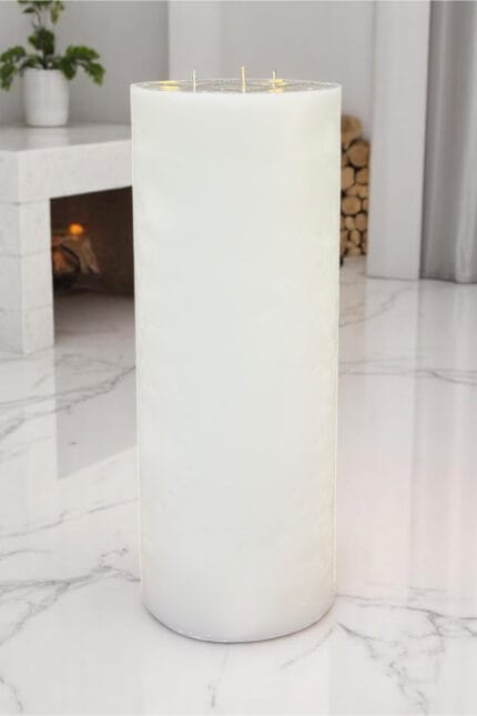 BÜYÜK BLOK MUM 20X50 CM ÇAP 20 CM BOY 50 CM
