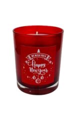 Yılbaşı Serisi - New Year Ginger Bread (tarçın-zencefil) Kokulu - Bardak Mum