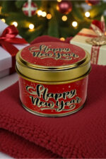 Yılbaşı Serisi - New Year Ginger Bread (tarçın-zencefil) Kokulu - Teneke Mum