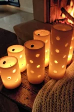 İçi Boş Mum Dekoratif  20 cm çap - Görsel 3