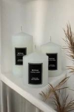 Silindir Mum Süper Set 3 LüÇap 6 Boylar 6 - 9 -12 - Görsel 4