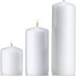 Süper Set 3 Lü Silindir Mum Çap 6 Boylar 6 - 9 -12