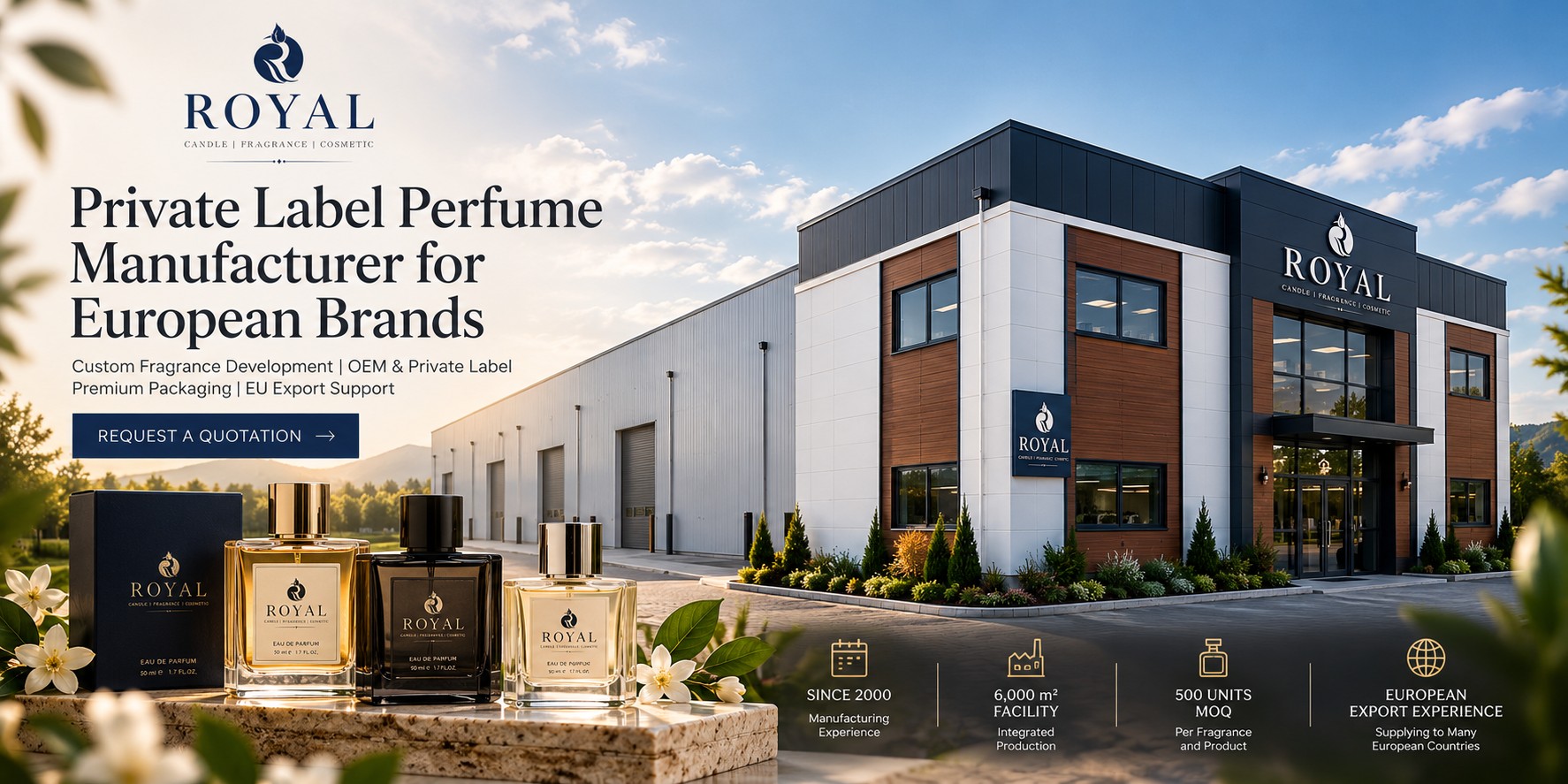 Private label perfume manufacturers Europe